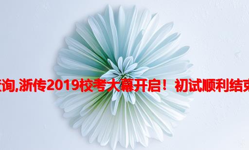 浙传计算机二级成绩查询,浙传2019校考大幕开启！初试顺利结束 2月1日可查询成绩...